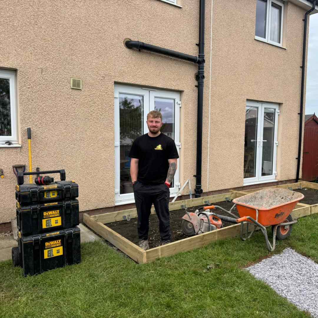 Platinum Ground-Care Ltd landscaping project in West Lothian